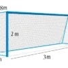 Fotbalová síť bezuzlová 4 mm/#12 cm. Rozměry 3х2х0,8х1,2 m